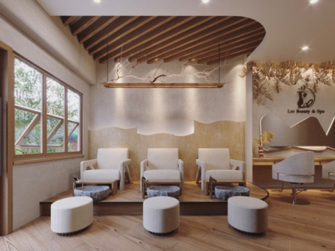 Mặt trước không gian spa 