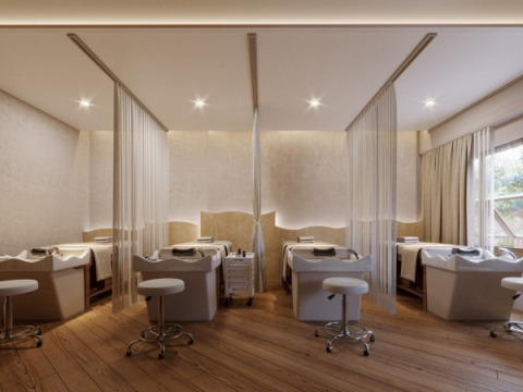 Mặt trước không gian spa 