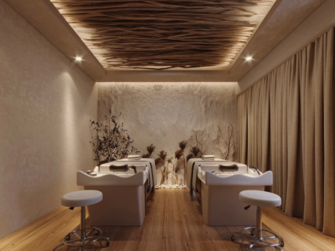 Mặt trước không gian spa 
