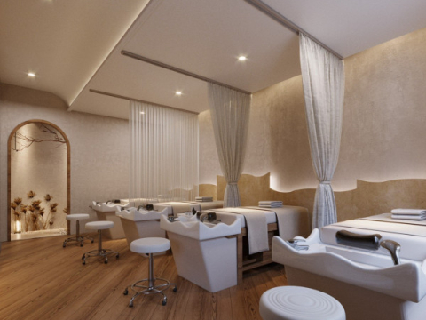 Mặt trước không gian spa 