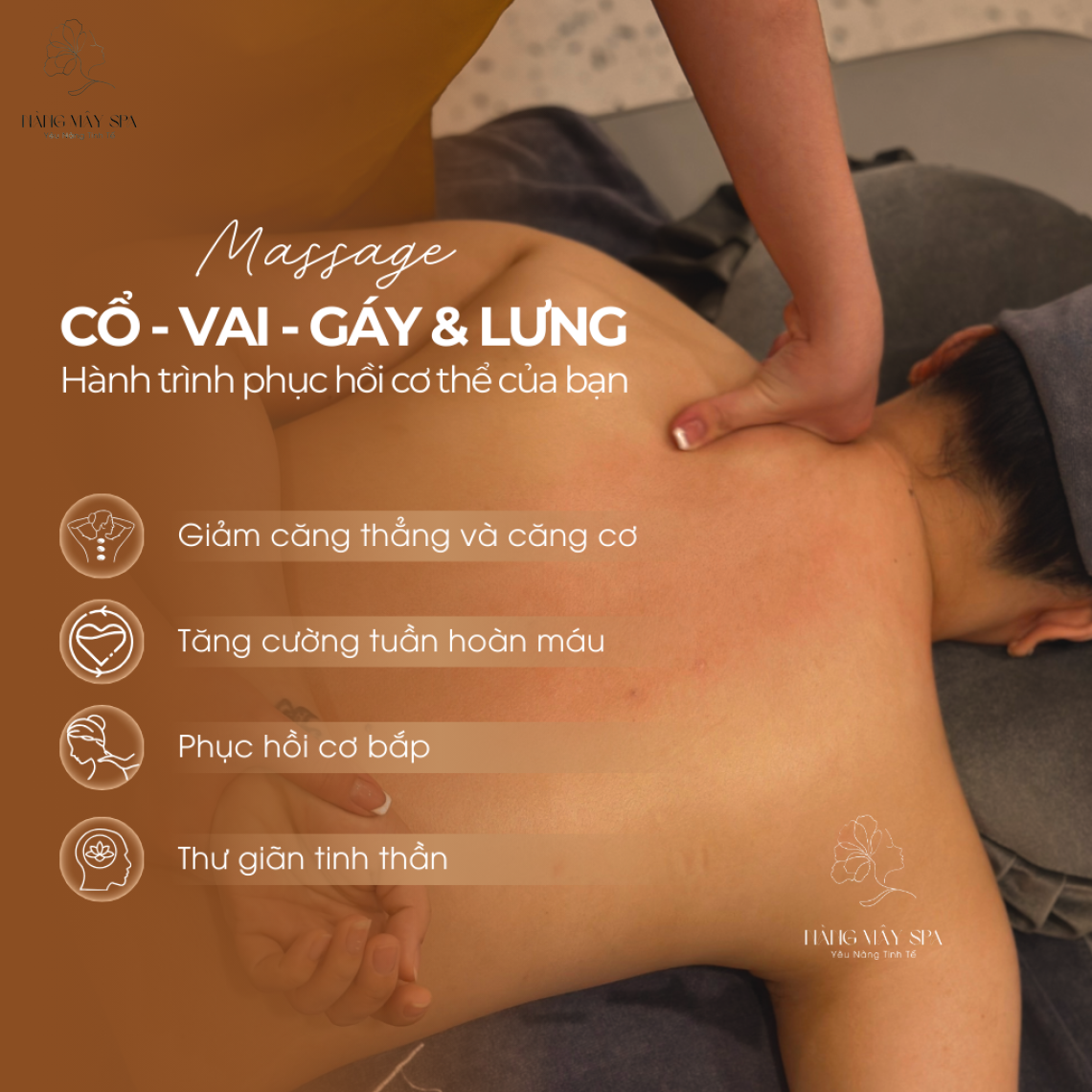MASSAGE CỔ VAI GÁY & LƯNG 60P